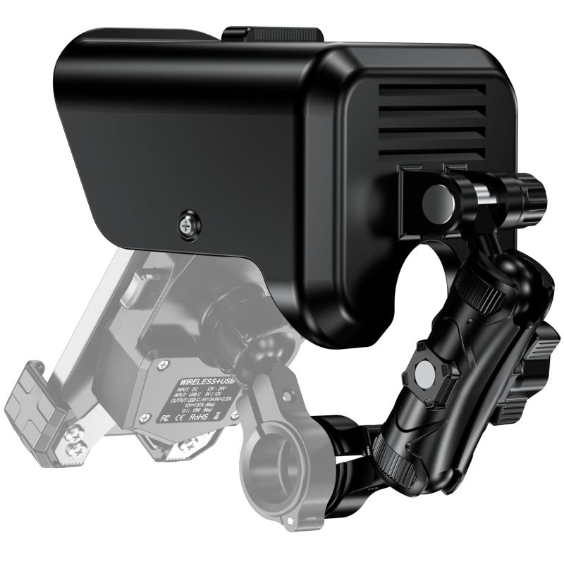 Kaedear(カエディア) バイク サンバイザー 日除け サンシェード 自転車 スマホホルダー 携帯ホルダー ..