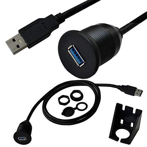 AUXケーブル1M USB 3.0 オスからメス フラッシュ エクステンションマウント車載 車 トラック ボート オートバイ バイク ダッシュボード パネル 1M AUXケーブル1M USB 3.0 オスからメス フラッシュ エクステンションマウント車載 車 トラック ボート オートバイ バイク ダッシュボード パネル 1M