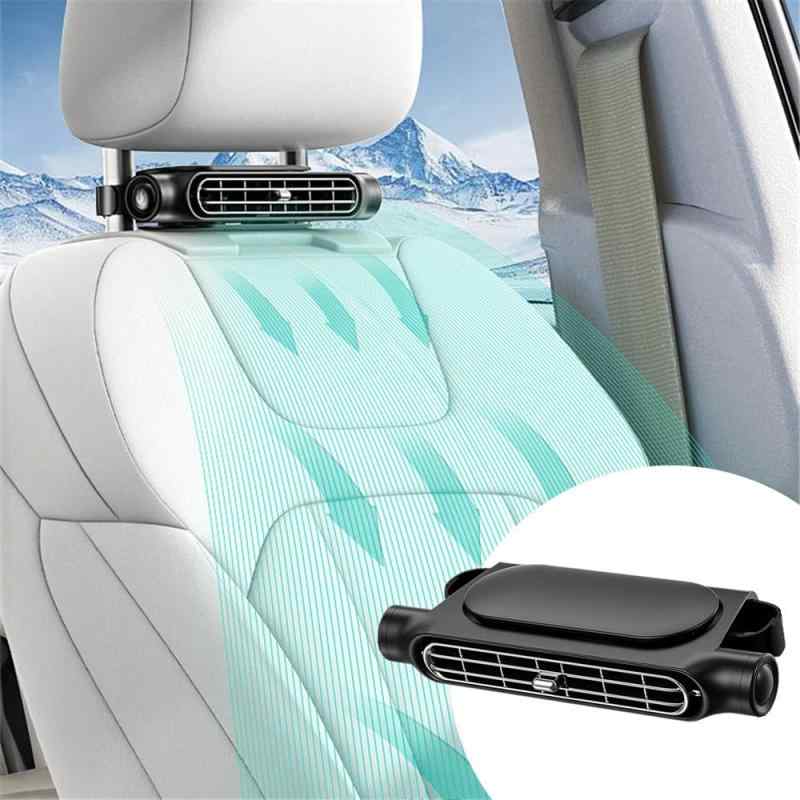 【2025年夏に新規上場】AUSTYLCO 車の後部座席のファン ヘッドレスト車用扇風機 車内USB扇風機 羽根のない扇風機 車運転席ファン USB サーキュレーター 車座席ファン 背中 蒸れ解消 暑さ対策 熱