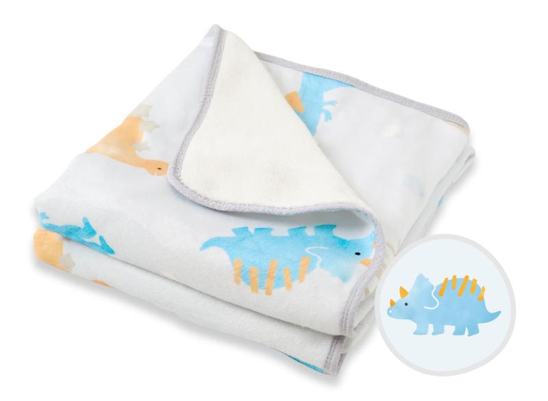 (ケラッタ) ブランケット 子供 お昼寝 保育園 フランネル×ベルベット 赤ちゃん 厚手 乾燥機OK 115×85cm