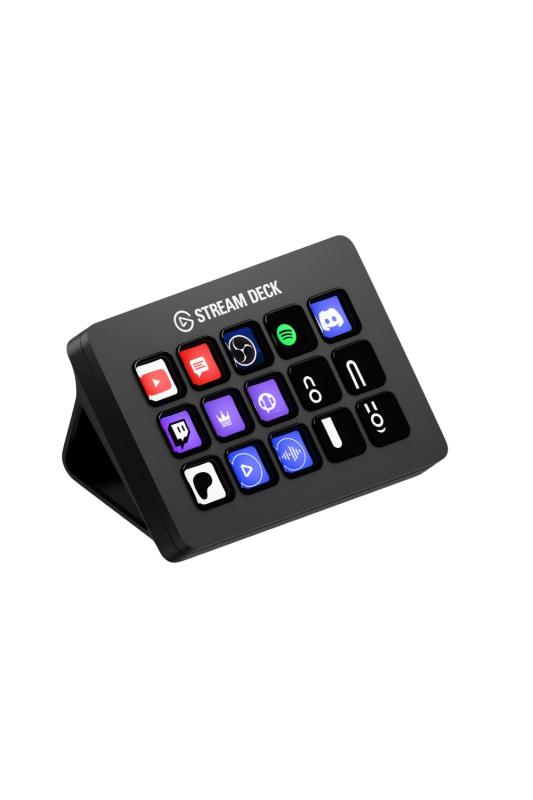 Elgato Stream Deck - のカスタム可能なLCDキーを搭載したライブ製作コントローラ。調節可能なスタンド付き。 OBS、Twitch、​YouTubeなどのアプリやソフトウェアでアクションを呼び出し, MacおよびPC