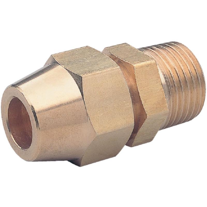 ASOH フレアージョイント PT3/8×Φ12.7 FS-1304 フレアージョイント(銅管用)ねじ：R3/8使用温度範囲(℃)：-50～150適用銅管外径(mm)：12.7適用流体：水・空気・油寸法L(mm):45使用流体:水・空気・油流体温度:-50～150℃使用圧力:3.45MPa●黄銅（C3604BD)●黄銅(C3604)