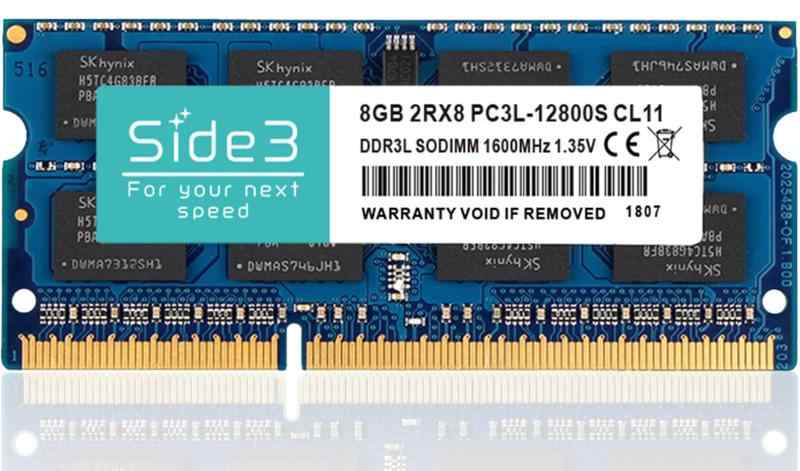 TOSHIBA dynabook ノートPC用メモリ PC3L-12800 (DDR3L 1600Mhz) 1.35V (低電圧) - 1.5V 両対応 Side3[並行輸入]