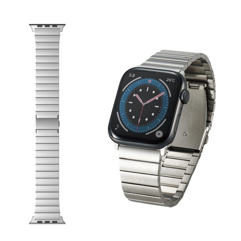 Rakuten - エレコム Apple Watch 44 42mm バンド ステンレス 1連タイプ
