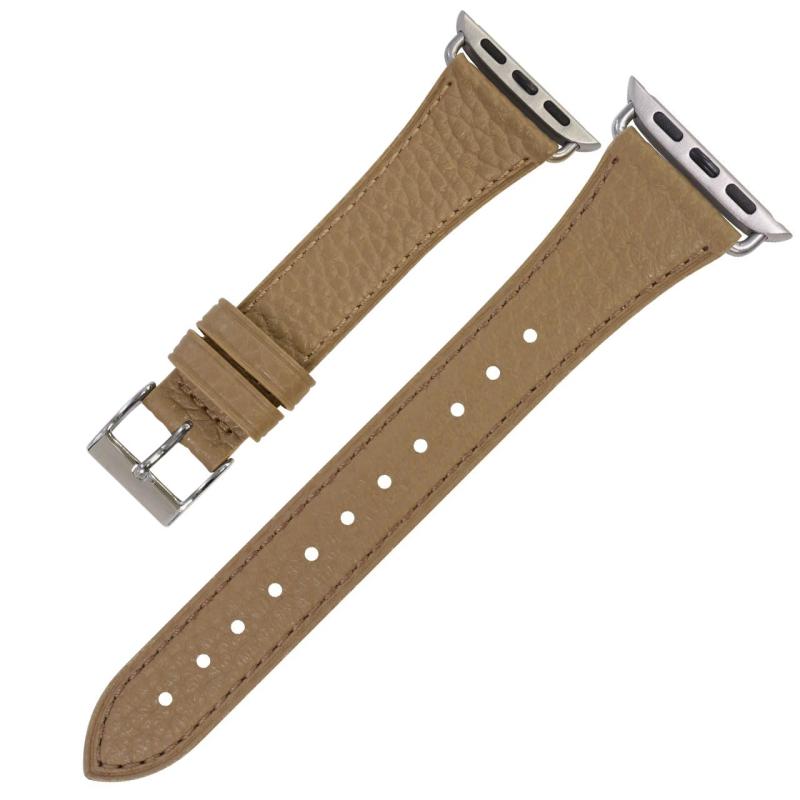compatible with Apple Watch アップルウォッチ用 バンド ベルト カーフ 牛革 裏面防水 シュリンクイタリアンレザーベルト Shrink Italian Kurocurrant クロカラント コンパチブル Apple Watch