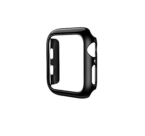 コンパチブル Apple Watch ケース コンパチブル Apple Watch ケース 40mm 超薄型 全面保護 耐衝撃 保護ケース 装着簡単 iWatch Series 6/5/4/SE ブラック (40mm)