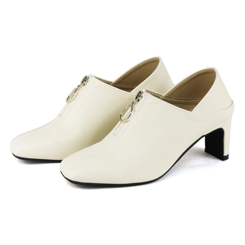 [リバティー ドール] スクエアトゥ リングジップ ブーティ 1162 レディース