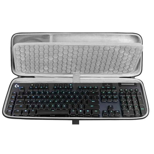 Geekria フルサイズ キーボードケース ハードシェル トラベルキャリーバッグ 108 キー コンピューター メカニカル ゲーミング キーボード用ロジクール Logicool G915 / G915 X 対応 (ダークグレー) Geekria フルサイズ キーボードケース ハードシェル トラベルキャリーバッグ 108 キー コンピューター メカニカル ゲーミング キーボード用ロジクール Logicool G915 / G915 X 対応 (ダークグレー)