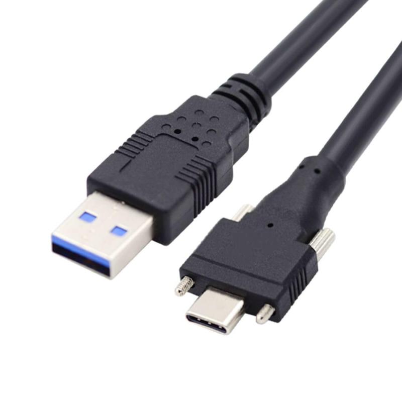 樂天商城 - chenyang USB 3.0 - USB C デュアルロックコネクタデータケーブル パネルマウントネジ付き 産業用カメラ2.0M用