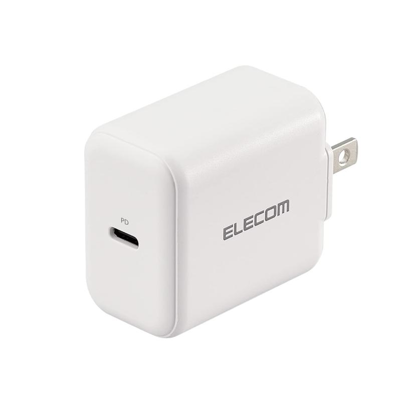 エレコム USB コンセント 充電器 20W (USB PD対応) Type-C×1