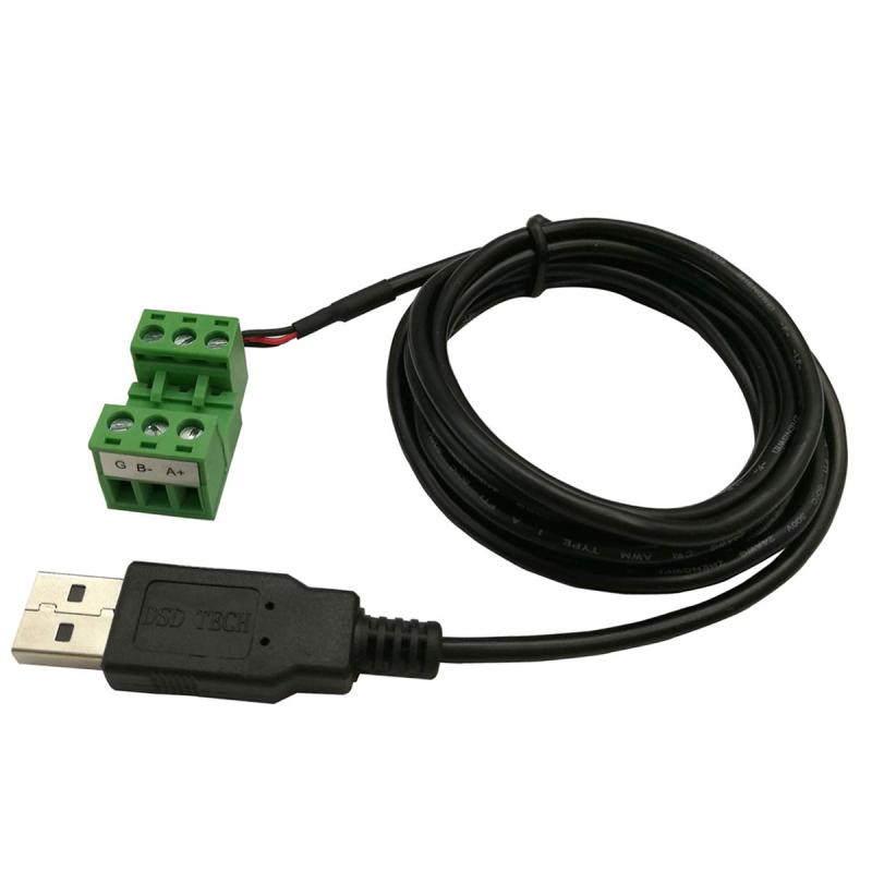 DSD TECH SH-U14 USB-RS485ケーブル FTDIチップ内蔵、ターミナルボード付き 1.8M / 5.9FT