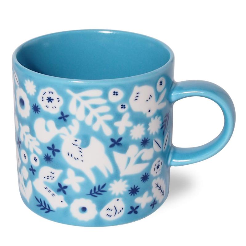 みのる陶器(Minorutouki) マグカップ KUKKA アクアブルー 300ml 軽量
