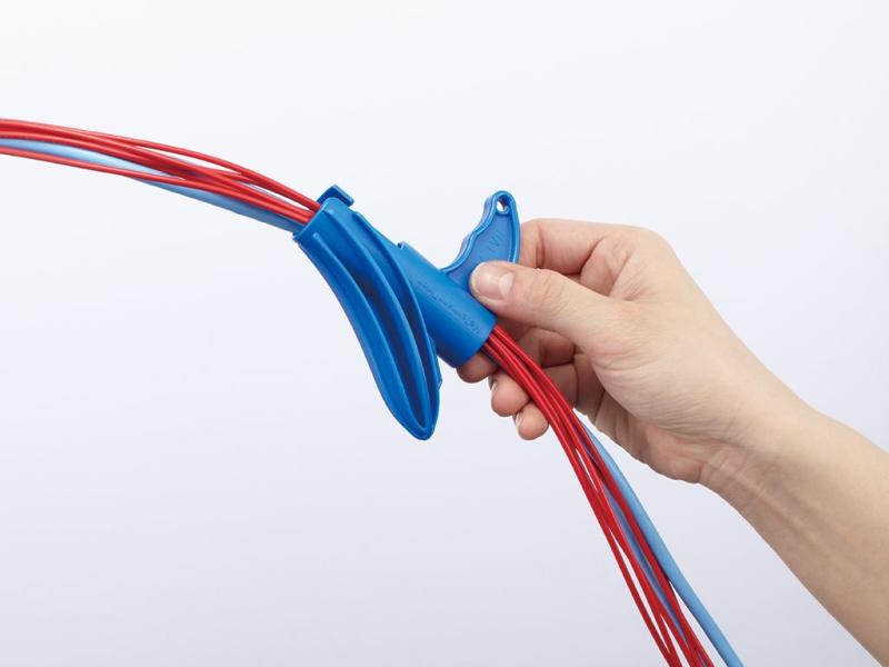 ヘラマンタイトン 配線結束・保護用チューブ ヘララップ (専用工具HAT 1個入) 標準 乳白色 25m HWPE16