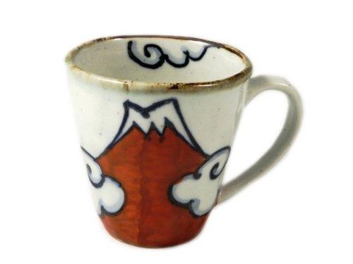 有田 波佐見焼 翔芳窯 赤富士 マグカップ 18240