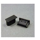 テクノベインズ HDMIコネクタ用キャップ(黒) つまみなし 6個/パック HDMICK-B0-6