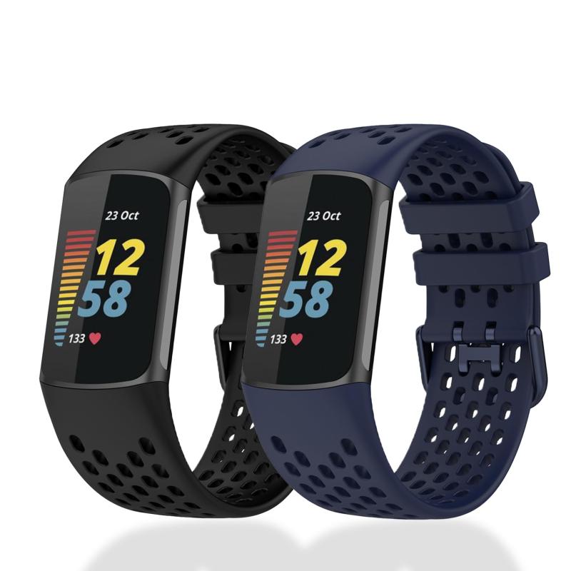  交換用バンド Fitbit Charge 6 / Fitbit Charge 5 対応 交換ベルト 高質量 シリコン ストラップ 柔らかい 防水 耐汗性 耐久性 軽量 メンズ＆レディース用 Fitbit Charge 6 / Fit
