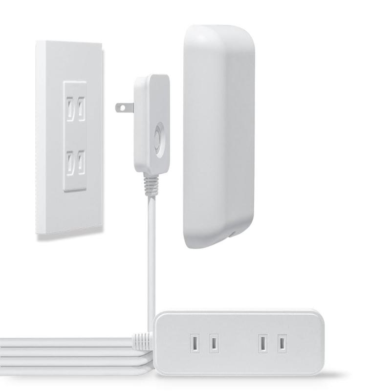 乐天商城 - fitta 電源タップ 壁に溶け込む コンセントカバー ほこりシャッター コンセント タップ コンセントガード おしゃれ