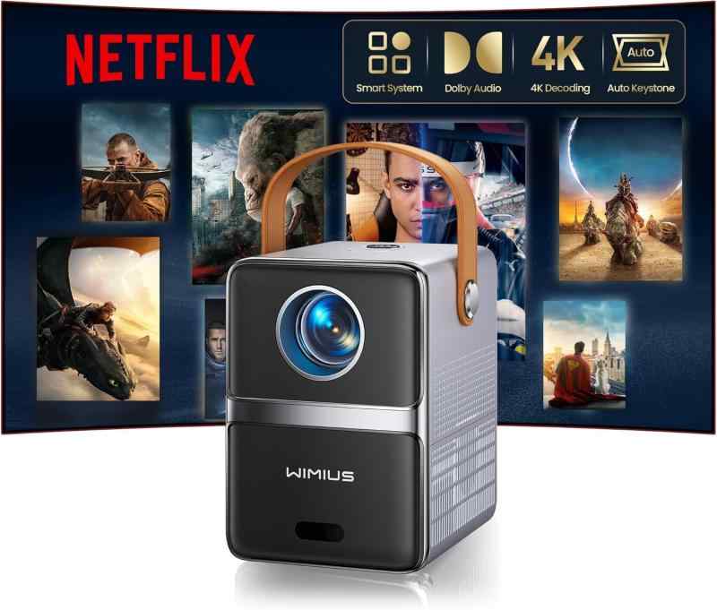 WiMiUS K13 プロジェクター 本体 Wimius K13 HDTV DLP Projector - 1200 Lumen