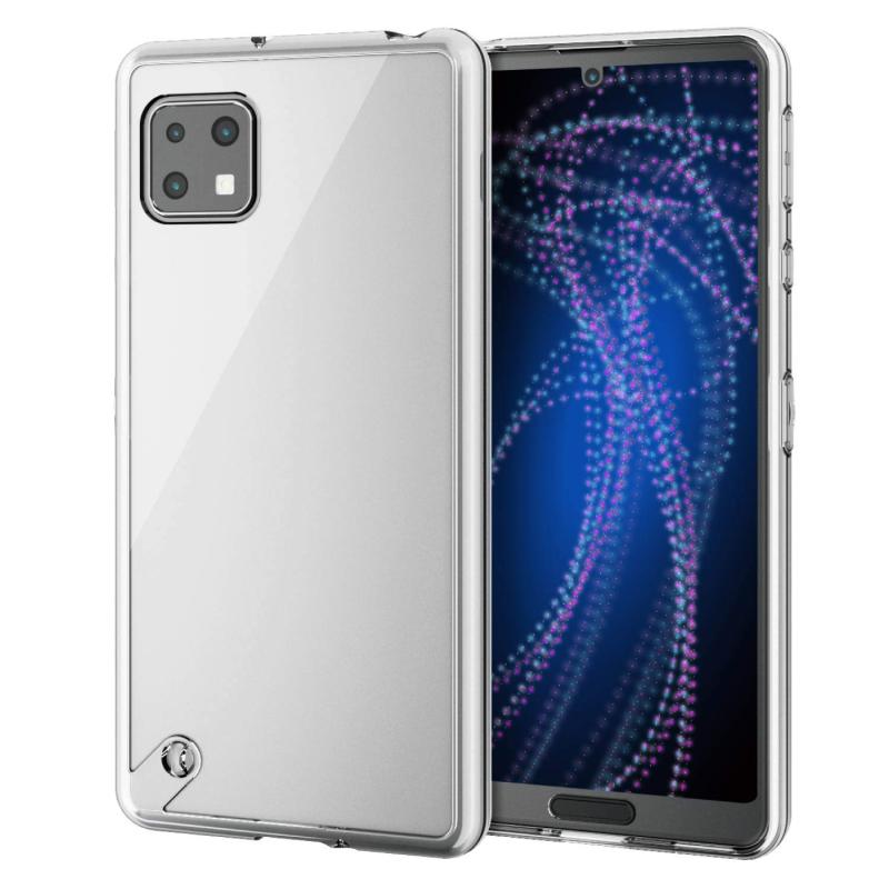 エレコム AQUOS sense4/AQUOS sense5G/AQUOS sense4 lite/AQUOS sense4 basic ケース ハイブリッド 耐衝撃 極み フォルティモ クリア PM-S205HVCK2CR