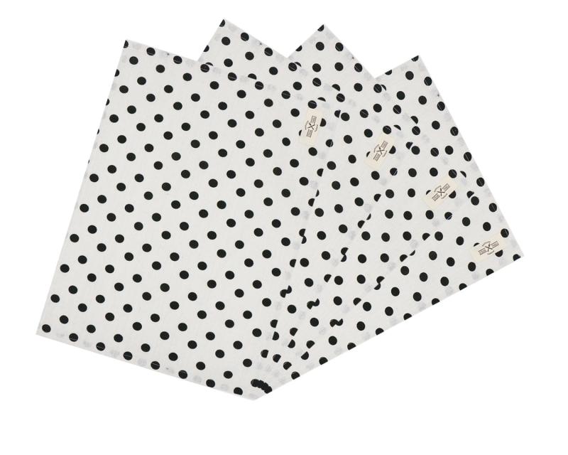 wellhouse ランチョンマット 綿 麻 雰囲気アップ 給食ナフキン 布 丸洗いOK