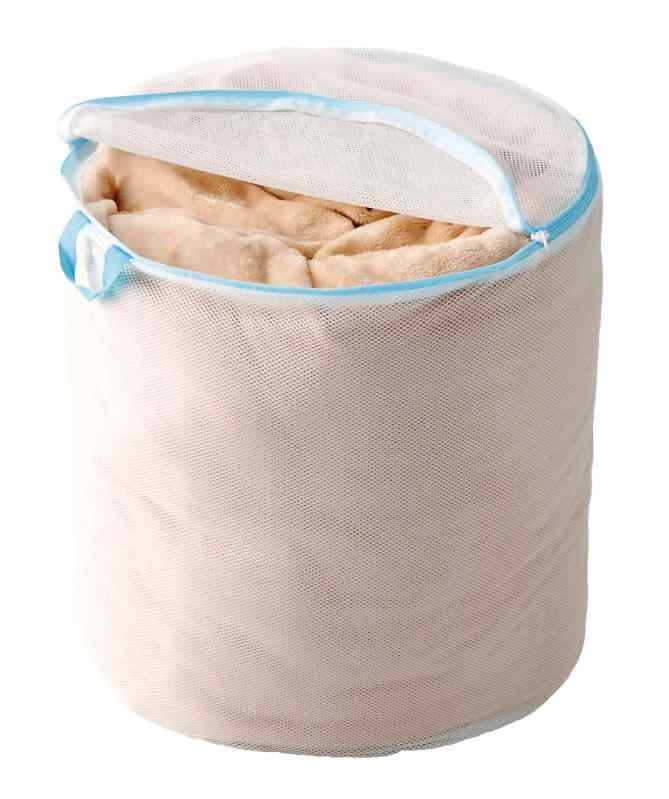 ケイ・ウイル ランドリーネット ホワイト 約幅40×奥行40×高さ42cm 粗目メッシュの大物洗い用洗濯ネット..