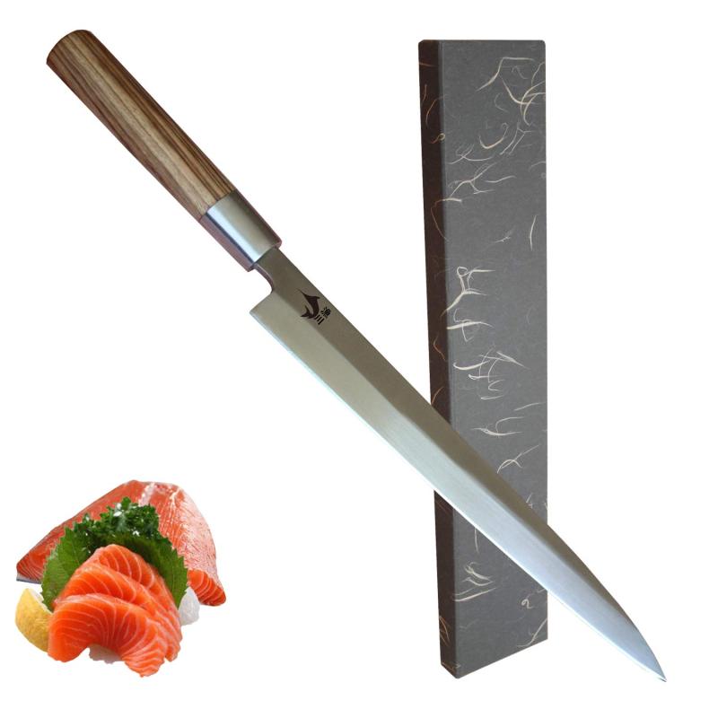 漁川 柳刃包丁 関西型刺身包丁 【6Cr16MoV鋼】 【刃渡270】 右利き 料理用 魚刺身料理