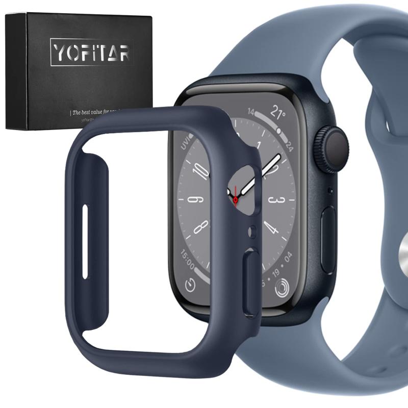 YOFITAR for Apple Watch ultraケース 保護フィルム付き 49mm Apple Watch Ultra用 保護ケース-H