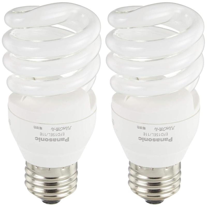 パナソニック 電球形蛍光灯 パルックボール 口金直径26mm 電球 60形 電球色 EFD15EL11EF2 - 2