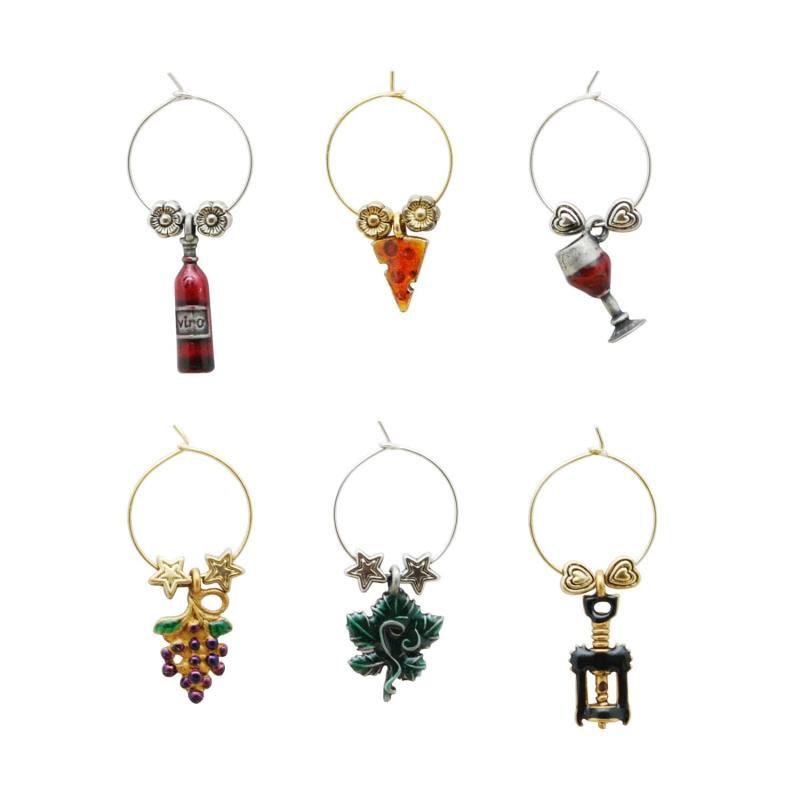 Wine Things WT-1425P Vineyard Wine Charms, Painted by Wine Things maisonclover-10335030 メゾンクローバー サンプル画像3