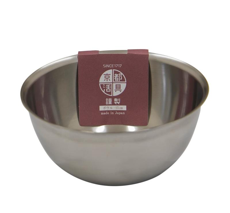 京都活具(Kyoto Katsugu) 縁巻きが無いステンレス深型ボール 日本製