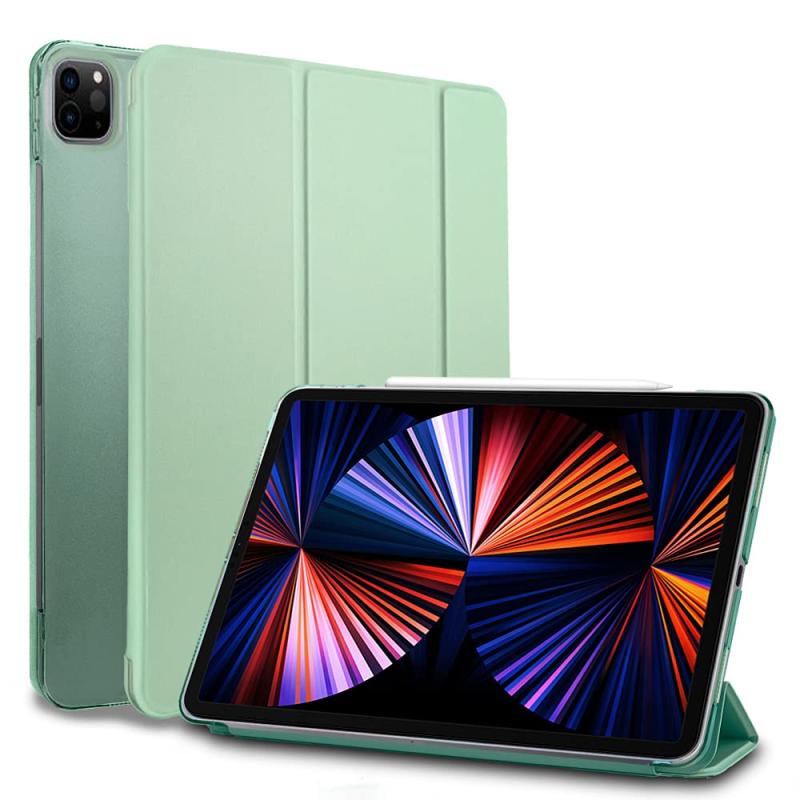 樂天商城 - MS factory iPad Pro 12.9 2021 第5世代 スマート カバー バック ケース 一体型 オートスリープ スタンド ケースカバー