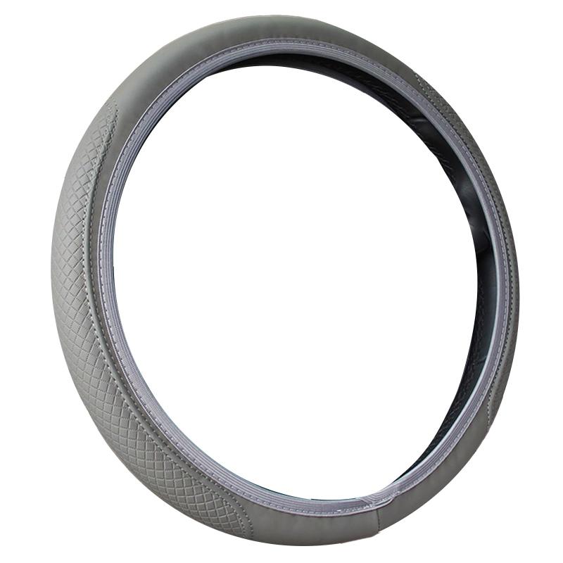 MONOSTORE ハンドルカバー 軽自動車 普通車 車 ステアリングカバー 37-39cm対応