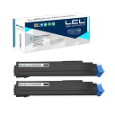 LCL OKI用 TNR-M4B B4500n (2パック ブラック) 再生トナーカートリッジ 対応機種:OKI B4500n(2)
