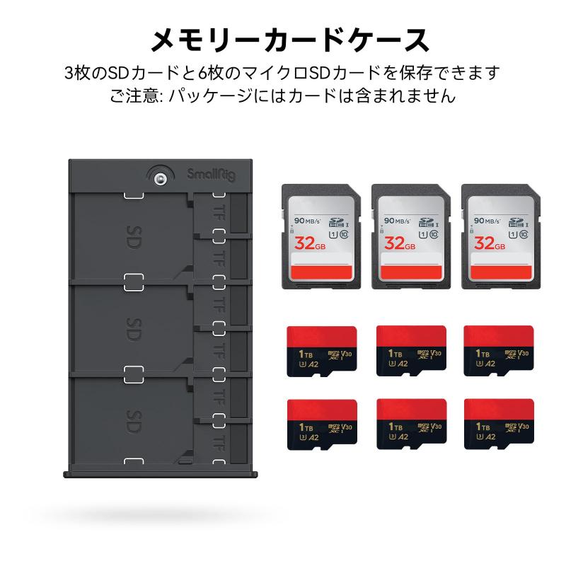 メゾンクローバーのSmallRig sdカードケース｜アングル3