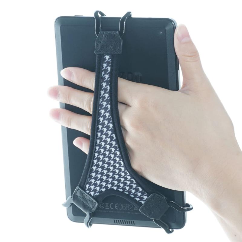 TFY セキュリティハンドストラップホルダー フィンガーグリップ 6インチ用 - Kindle Paperwhite/Kindle Voyage/Kindle Oasis/PRS-350 / Kobo Aura/Kobo Clara HD - 鳥柄