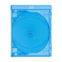 COMCOM BDケース(ブルーレイケース)6枚収納 Blurayロゴ付 【5個セット】 クリアブルー(2)