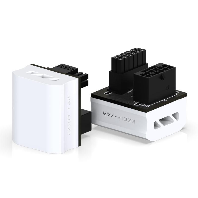 12+4p gpu adapter white -ALU
