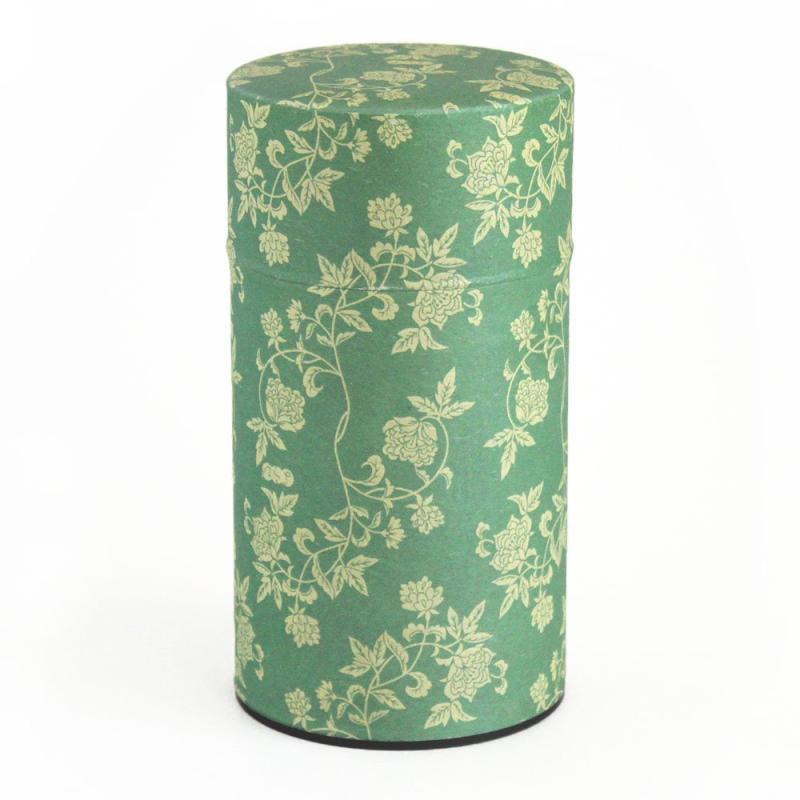 ヤマコー ぽッ・かん 花唐草 直径7.5×8cm お茶缶