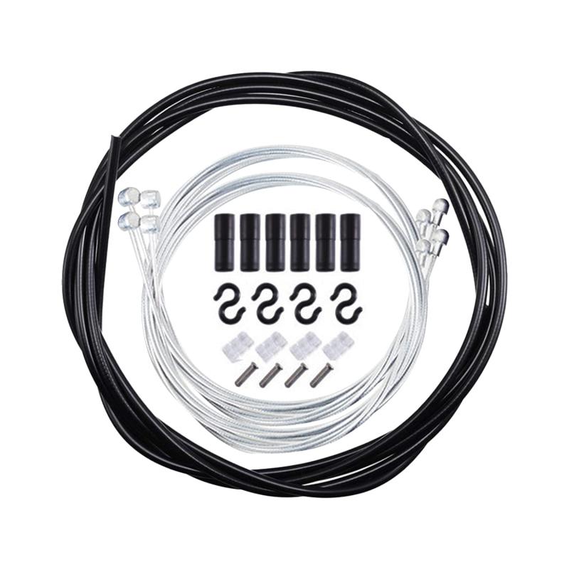 RICISUNG Brake Cable Set, Bicycle Brake Wire, Bike Brake Cable, Bike Road Bike Rear Brake Cable, High Resistance, Durable, Bicycle Parts Set, Replacement, Stainless Steel
