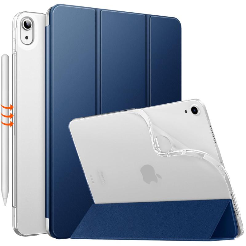 iPad Air 5 ケース 2022 MoKo iPad Air4 ケース 2020 iPad Air 第5/4世代 10.9インチ適用保護ケース オートスリープ機能 Apple Pencil2のペアリング&充電に対応 三つ折りスタンド 高級P