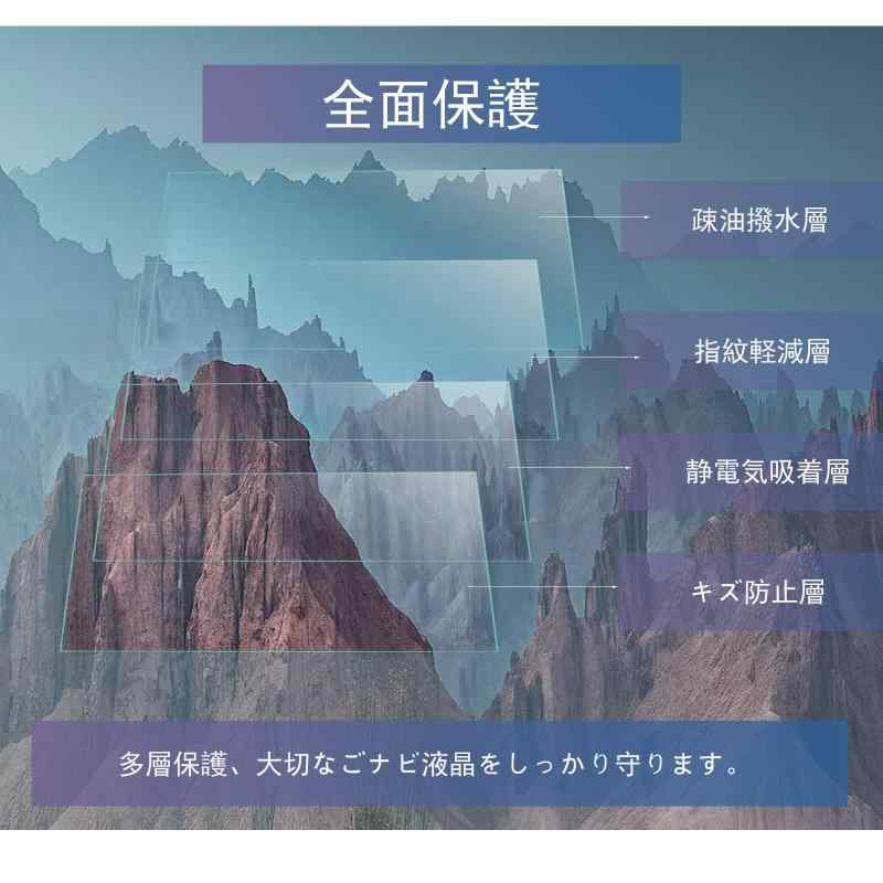 2枚入り カーナビ 保護フィルム ホンダ VXM-247VFNi 9インチ に対応 カーナビ保護フィルム カーナビフィルム