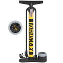 WEIDMAX 自転車空気入れ フロアポンプ - 仏式 米式 英式バルブ対応 160PSI / 11Bar 圧力計付け ポータブルエアポンプ ロードバイク/浮き...