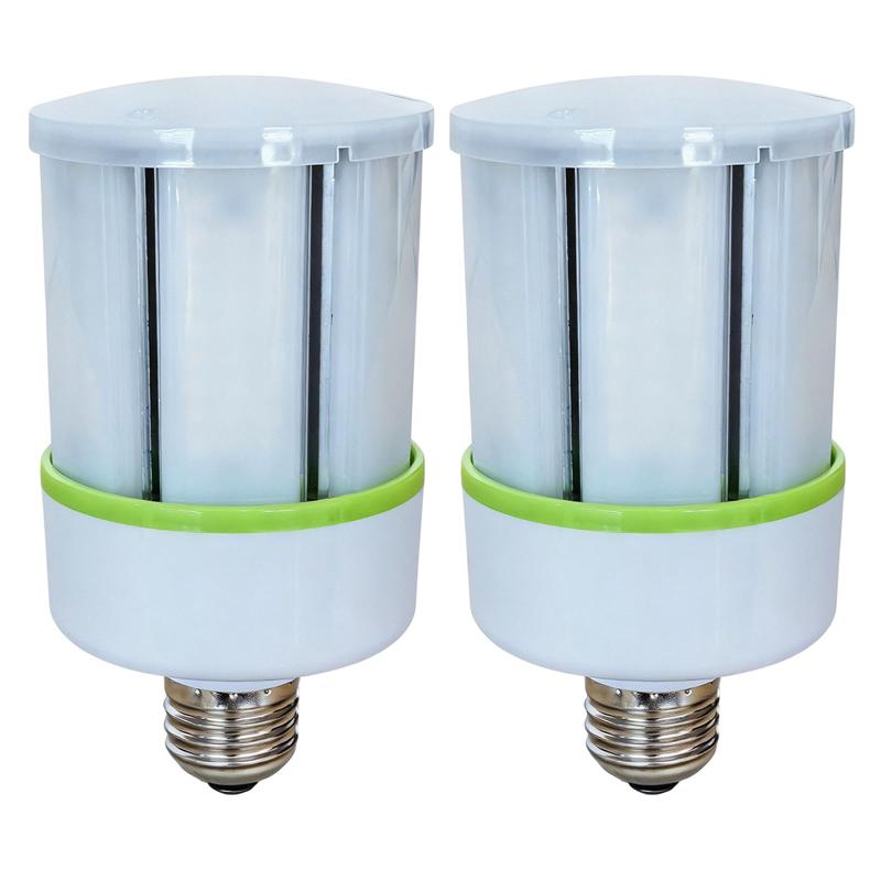 FWAYTECH LEDコーン型電球 E26口金 50W 6500LM 軽量型 昼白色相当5000K LED街灯 LEDコーンランプ 300W-400W水銀灯/水銀ランプ相当 IP64防水防塵 1個セット商品サイズ：E26口金　寸法φ70*200mm　IP64防水防塵で屋内外兼用。照射角：360°全方位発光。定格電圧：AC85-265V調光非対応　消費電力：50W　明るさ6500lm、色温度：5000K昼白色相当。品質：PC+アルミニウム合金で、放熱効果が優れています。既存の水銀灯や白熱電球300～400W相当。応用場所：駐車場、工場倉庫、街灯、街路灯、庭園灯、玄関、広場など所に向き『密閉器具対応』。期間：寿命30000時間.　PSE認証済でご購入日より2年間の期間をご提供いたします。