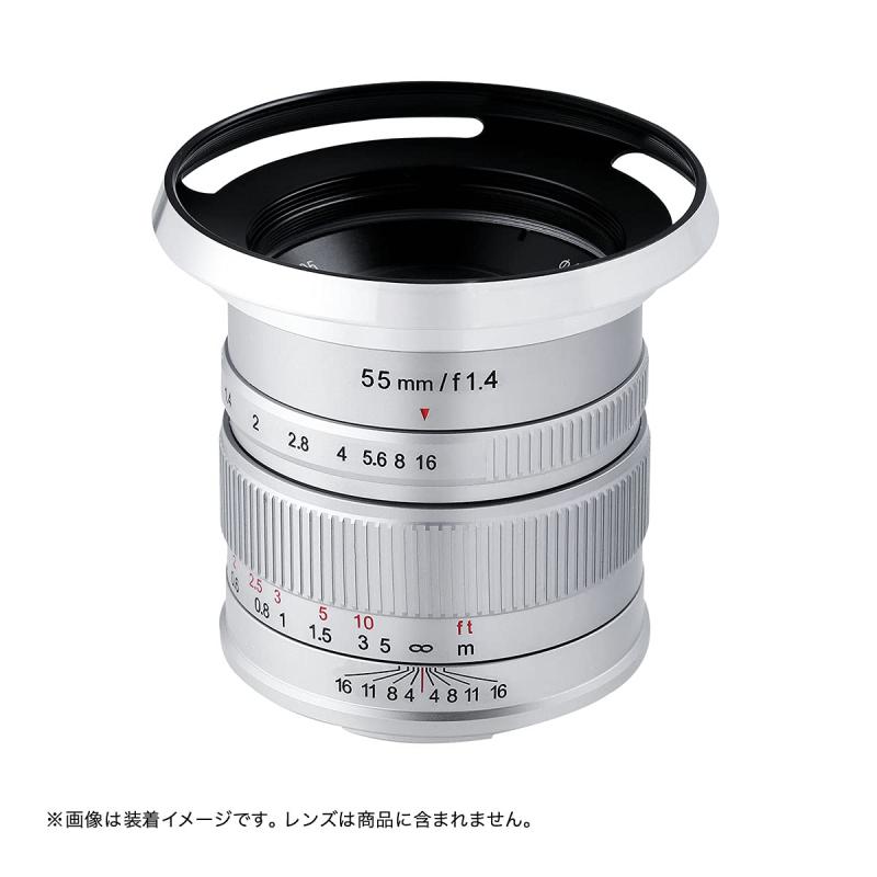 メゾンクローバーの七工匠 7Artisans メタルレンズフード ネジ込み式 49mm 7LF-M49L-S｜アングル3