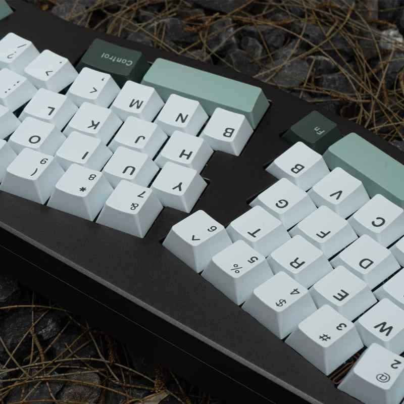 メゾンクローバーのボタニカルキーキャップセット 173キー チェリープロファイル ダブルショットカスタムキーキャップ Cherry MX Gateron 60% 65% 70% 75% 95% メカニカルゲーミングギア用｜アングル2