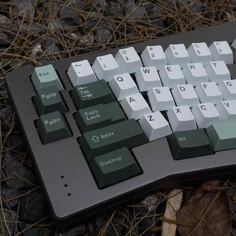 メゾンクローバーのボタニカルキーキャップセット 173キー チェリープロファイル ダブルショットカスタムキーキャップ Cherry MX Gateron 60% 65% 70% 75% 95% メカニカルゲーミングギア用｜アングル3