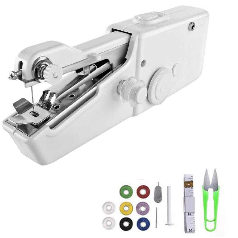 Quikaboo ハンディミシン 電動ミニミシン プロの手縫い機 ミニミシンソーイングセット ミニ電動ミシン ..