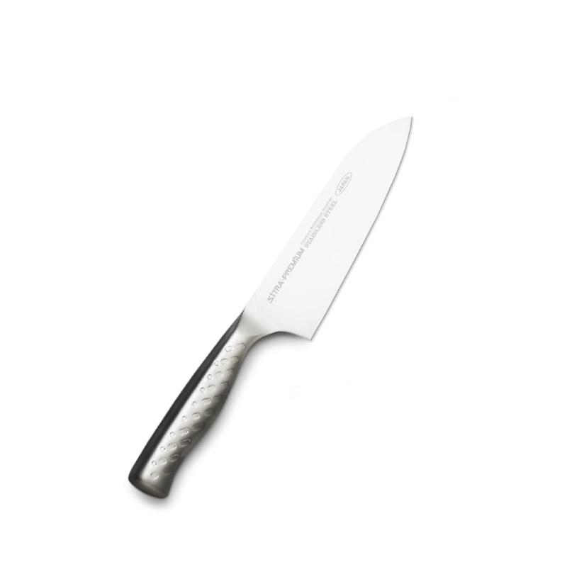 SiTRA プレミアム 三徳 オールステンレス 一体型 包丁 日本製 食洗機対応 917713全長約320mm/刃部約180mm板厚約2.0mm 重量約140gステンレス（モリブデンバナジウム鋼）食洗機対応日本製