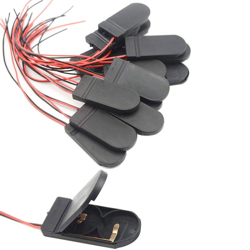 GTIWUNG 20個 2 x 3V CR2032セルボタンケース 電池ホルダー スイッチ付き 2ワイヤ オン/オフ スイッチバッテリーホルダータイプ：CR2032バッテリーホルダー、オンオフスイッチ付きCR2032バッテリーホルダー。適合...