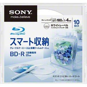 ソニー ビデオBD-R追記SL25GB4xプリンタブル10枚
